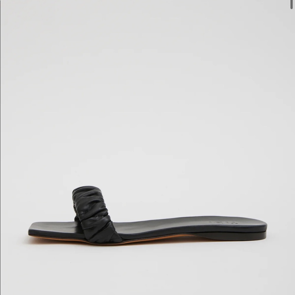 Tibi // Jordan Nappa Sandal, Black